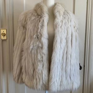 Genuine rabbit fur coat vintage